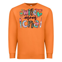 Carrot wife mom cna certified nursing assistant Premium Sweatshirt - RanaPortraitStore