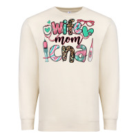 Sandshell wife mom cna certified nursing assistant Premium Sweatshirt - RanaPortraitStore