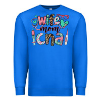True Royal wife mom cna certified nursing assistant Premium Sweatshirt - RanaPortraitStore