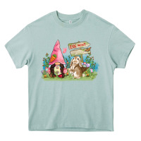 Arona Easter gnome and rabbit egg hunt  Easter Day Heavy Core Tee - CowGirlArtShop