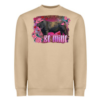 Mushroom be mine black angus bull Heavyweight Sweatshirt - RanaPortraitStore