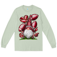 Matcha American Football Gnome Long Sleeve Tee - CowhideDigitalArt