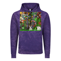 Cloud Purple easter Vintage Hoodie - CowhideDigitalArt
