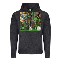 Vintage Black easter Vintage Hoodie - CowhideDigitalArt