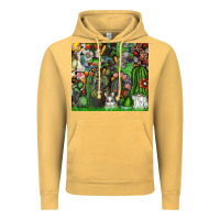 Vintage Mustard easter Vintage Hoodie - CowhideDigitalArt