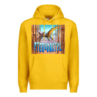 Lemon dinosaur pterodactyl Premium Hoodie - Artiststas
