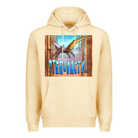 Pina Colada dinosaur pterodactyl Premium Hoodie - Artiststas