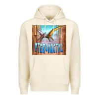 Tofu dinosaur pterodactyl Premium Hoodie - Artiststas