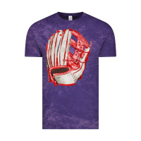 Cloud Purple Catchers Mitt Fa Element Vintage Tee - FaDigitalArtStudio