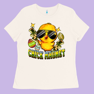 Chick Magnet Ladies Tee Designed By Fadigitalartstudio