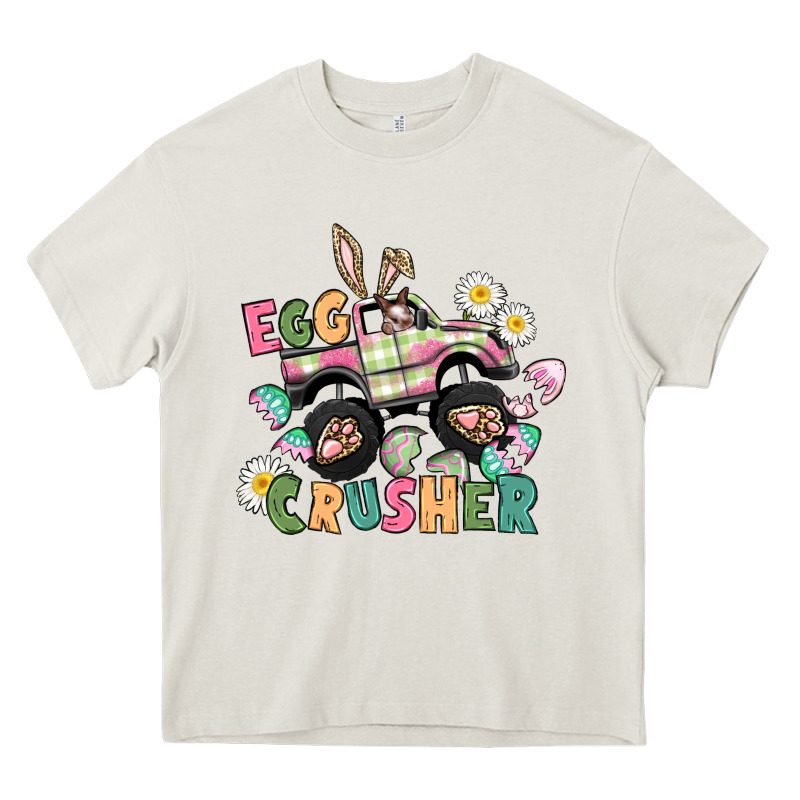 Egg Crusher Monster Truck Heavy Core Tee by CowGirlArtShop | Teevron