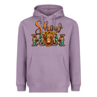 Lavender show mom long haired cow Heavyweight Hoodie - Jasminsmagicworld