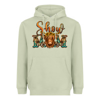 Matcha show mom long haired cow Heavyweight Hoodie - Jasminsmagicworld