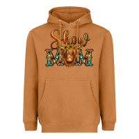 Show Mom Long Haired Cow Heavyweight Hoodie | Teevron