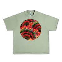 Oil Green hispanic heritage month round earrings Urban Heavy Tee - BundleAndBundleShop