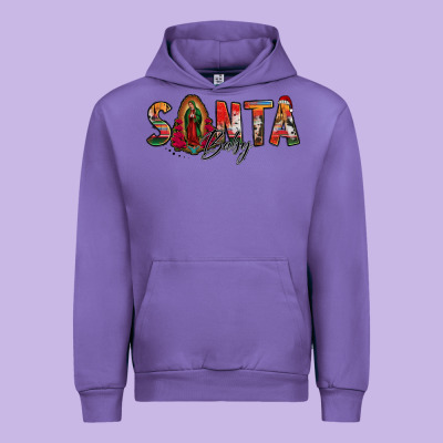Santa Baby Lady Of Guadalupe Urban Hoodie Designed By Jasminsmagicworld