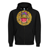 Black hello summer Zipper Hoodie - JahusDesignShop