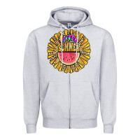 Heather Grey hello summer Zipper Hoodie - JahusDesignShop