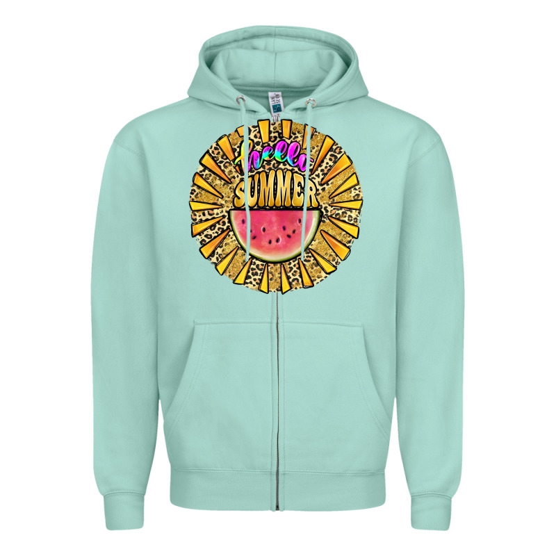 Hello Summer Zipper Hoodie by JahusDesignShop | Teevron