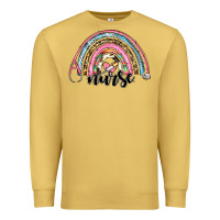 Antique Gold western nurse rainbow Premium Sweatshirt - RanaPortraitStore