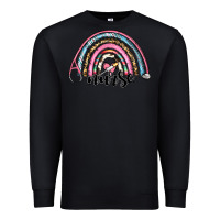 Black western nurse rainbow Premium Sweatshirt - RanaPortraitStore