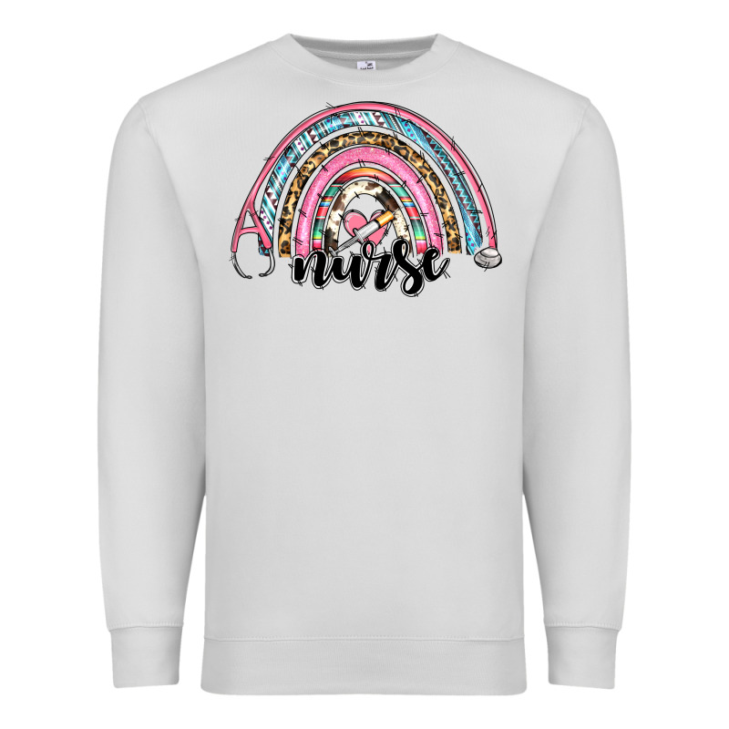 Western Nurse Rainbow Premium Sweatshirt by RanaPortraitStore | Teevron