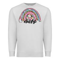 Dove Grey western nurse rainbow Premium Sweatshirt - RanaPortraitStore