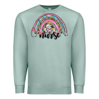 Seafoam western nurse rainbow Premium Sweatshirt - RanaPortraitStore