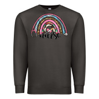 Smoke western nurse rainbow Premium Sweatshirt - RanaPortraitStore