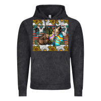 Vintage Black easter Vintage Hoodie - CowhideDigitalArt
