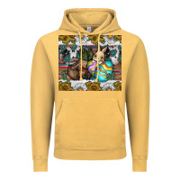 Vintage Mustard easter Vintage Hoodie - CowhideDigitalArt