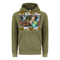 Vintage Olive easter Vintage Hoodie - CowhideDigitalArt