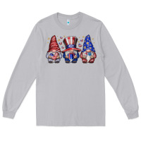 Moon Dust American Gnomes Long Sleeve Tee - CowhideDigitalArt
