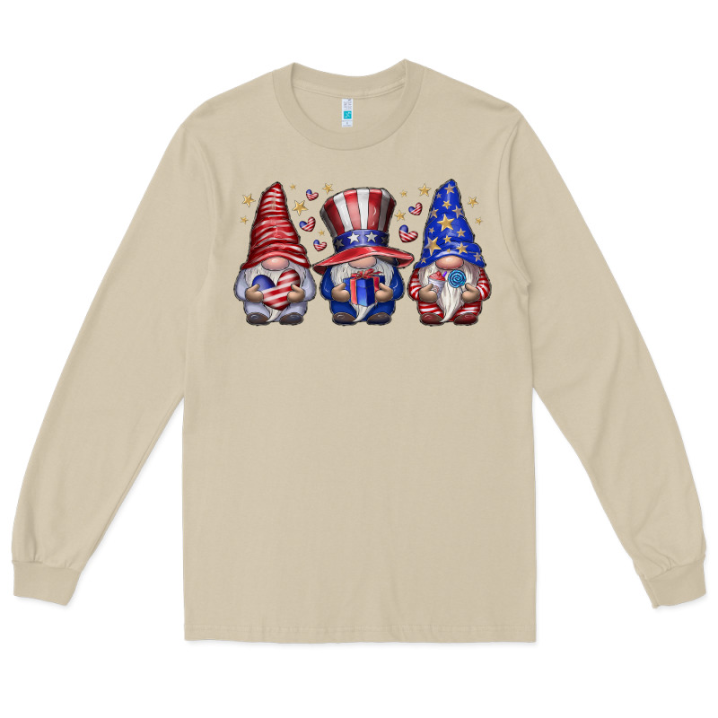American Gnomes Long Sleeve Tee by CowhideDigitalArt | Teevron
