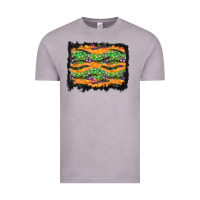 Halloween Skull Background Vintage Tee | Teevron