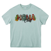 Arona western christmas mama claus sunflowers and cactus Heavy Core Tee - Jasminsmagicworld