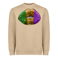Mushroom mardi gras kiss Heavyweight Sweatshirt - RanaPortraitStore