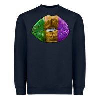 Navy mardi gras kiss Heavyweight Sweatshirt - RanaPortraitStore