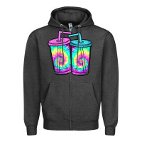 Charcoal Heather tie dye loaded tea Zipper Hoodie - JahusDesignShop