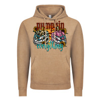 Vintage Coffee Pumpkin Everything Vintage Hoodie - CowhideDigitalArt