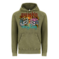 Vintage Olive Pumpkin Everything Vintage Hoodie - CowhideDigitalArt