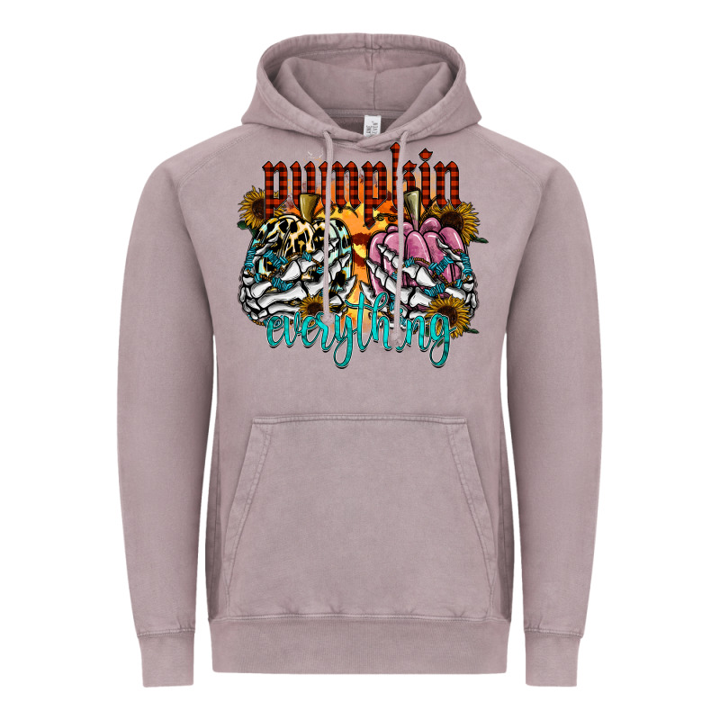 Pumpkin Everything Vintage Hoodie by CowhideDigitalArt | Teevron
