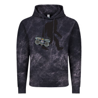 Cloud Black bigfoot beatbox boom box retro   bigfoot boom box Vintage Hoodie - DesigneFamous
