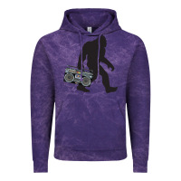 Cloud Purple bigfoot beatbox boom box retro   bigfoot boom box Vintage Hoodie - DesigneFamous