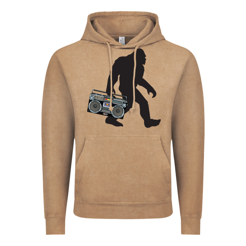 Bigfoot Beatbox Boom Box Retro   Bigfoot Boom Box Vintage Hoodie by DesigneFamous | Teevron