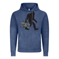 Vintage Denim bigfoot beatbox boom box retro   bigfoot boom box Vintage Hoodie - DesigneFamous