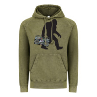 Vintage Olive bigfoot beatbox boom box retro   bigfoot boom box Vintage Hoodie - DesigneFamous
