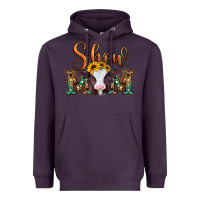 Plum show mom baby cow Heavyweight Hoodie - Jasminsmagicworld