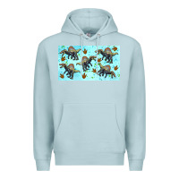 Blue Mist spinosaurus sippy cup Premium Hoodie - Artiststas