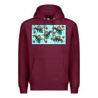 Burgundy spinosaurus sippy cup Premium Hoodie - Artiststas